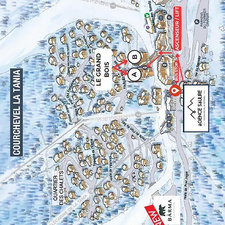 Apartment Aux Pieds A La Tania - 4 Pers, 31m², Balcon, 2 Pieces - Fr-1-182a-1 Courchevel
